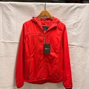 Baubax Travel Jacket Windbreaker Red NWT Multi-Pocket Size Medium